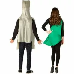 Tequila Bottle & Lime Slice Couples Costumes For Adults 11 Tequila Bottle & Lime Slice Couples Costumes For Adults -Amscan Shop P926406 04