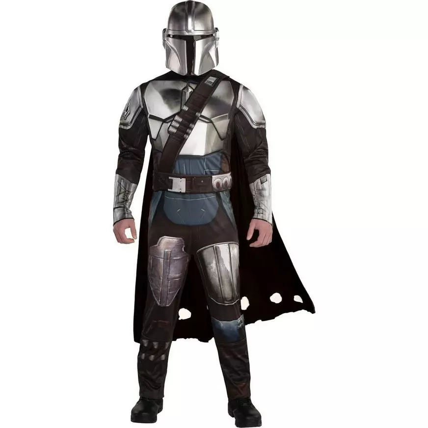 AMSCAN Adult Mandalorian Deluxe Costume - Star Wars: The Mandalorian Season 2 3 AMSCAN Adult Mandalorian Deluxe Costume - Star Wars: The Mandalorian Season 2