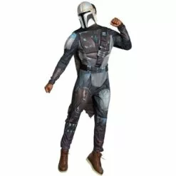 AMSCAN Adult Mandalorian Deluxe Costume - Star Wars: The Mandalorian Season 2 9 AMSCAN Adult Mandalorian Deluxe Costume - Star Wars: The Mandalorian Season 2 -Amscan Shop P926638 03
