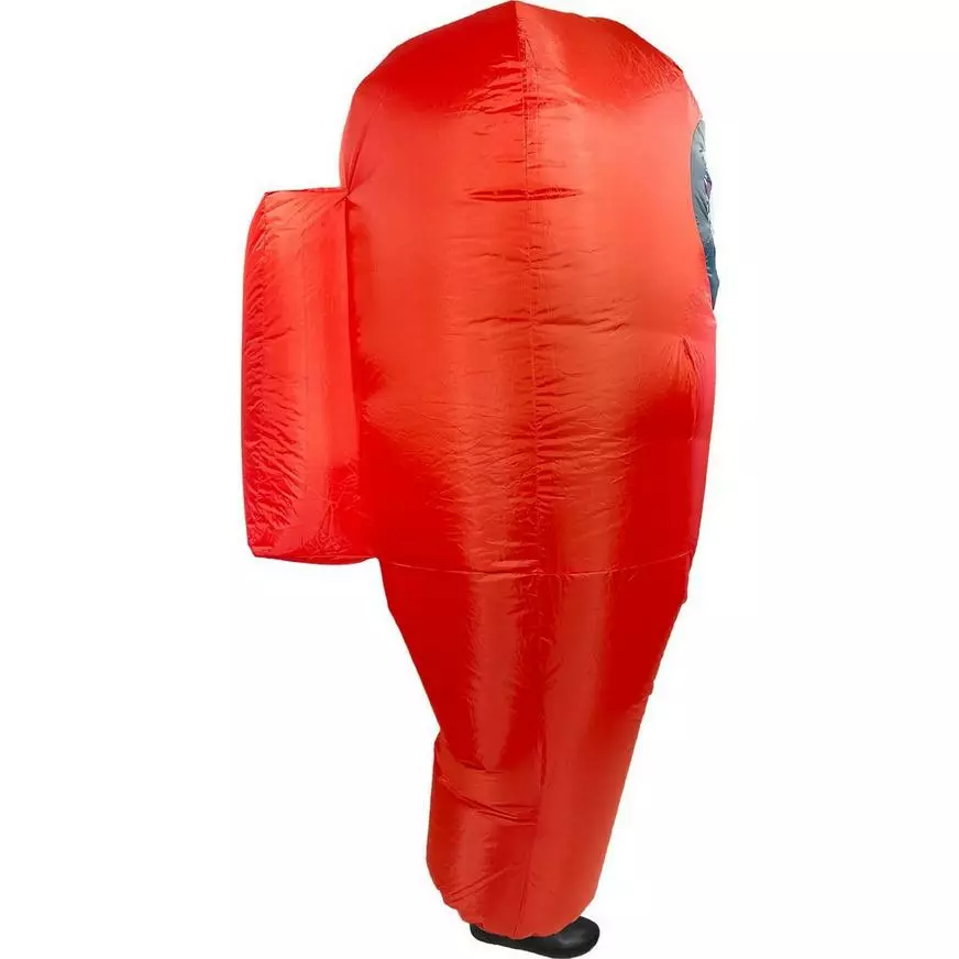 Adult Red Among Us Inflatable Costume 6 Adult Red Among Us Inflatable Costume - Image 4
