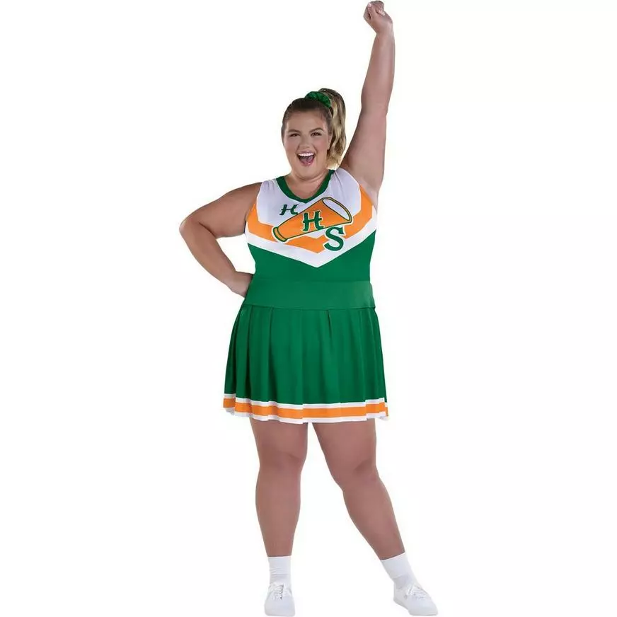 Adult Hawkins High Cheerleader Plus Size Costume - Stranger Things 4 3 Adult Hawkins High Cheerleader Plus Size Costume - Stranger Things 4