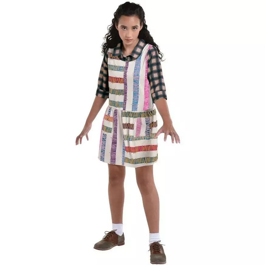 Kids' Eleven Costume - Stranger Things 4 6 Kids' Eleven Costume - Stranger Things 4 - Image 4