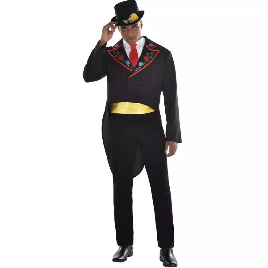 Adult Dapper Day Of The Dead Costume 3 Adult Dapper Day Of The Dead Costume