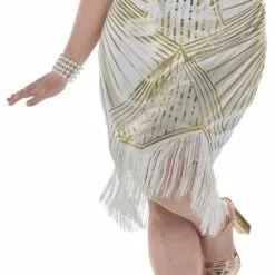 Adult Flirty Flapper Plus Size Costume 8 Adult Flirty Flapper Plus Size Costume -Amscan Shop P941120 02