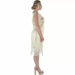 Adult Flirty Flapper Plus Size Costume 9 Adult Flirty Flapper Plus Size Costume -Amscan Shop P941120 03