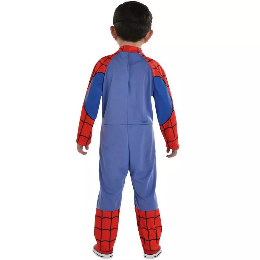 AMSCAN Kids' Peter Parker Spider-Man Costume - Marvel Spidey & His Amazing Friends 6 AMSCAN Kids' Peter Parker Spider-Man Costume - Marvel Spidey & His Amazing Friends - Image 4
