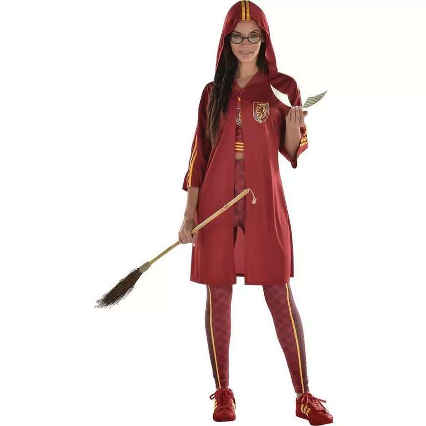 AMSCAN Adult Gryffindor Quidditch Costume - Harry Potter 3 AMSCAN Adult Gryffindor Quidditch Costume - Harry Potter