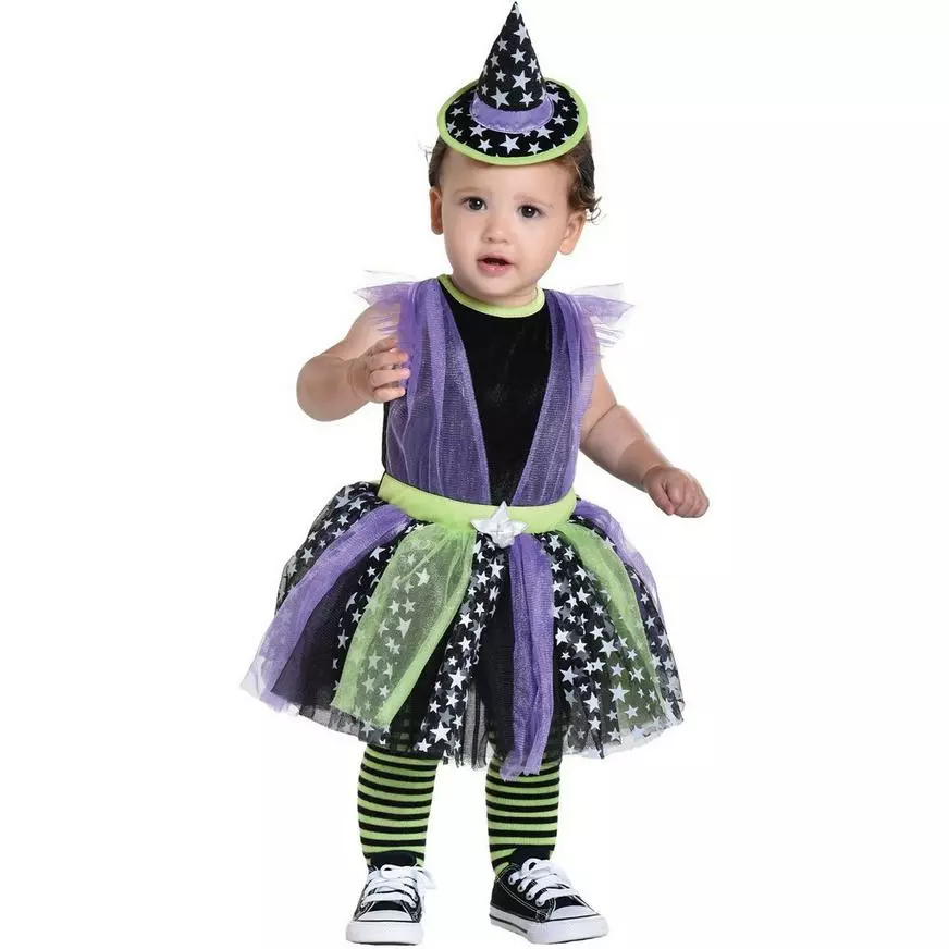 AMSCAN Baby Classic Witch Costume 4 AMSCAN Baby Classic Witch Costume - Image 2