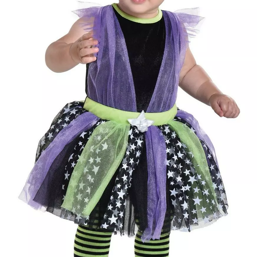 AMSCAN Baby Classic Witch Costume 5 AMSCAN Baby Classic Witch Costume - Image 3