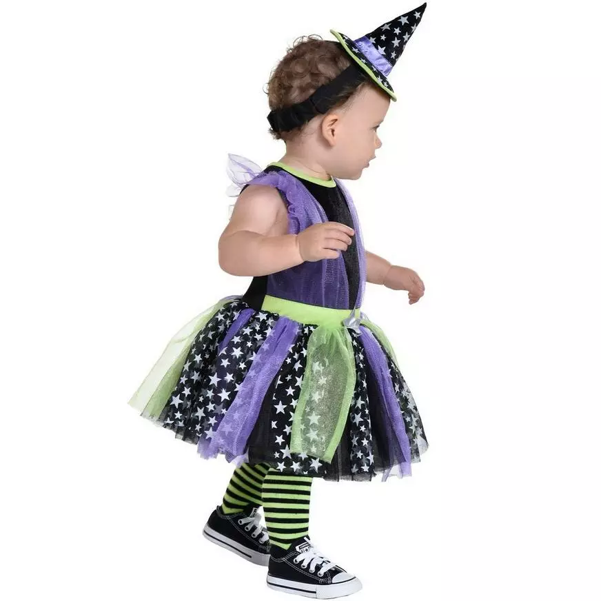 AMSCAN Baby Classic Witch Costume 6 AMSCAN Baby Classic Witch Costume - Image 4