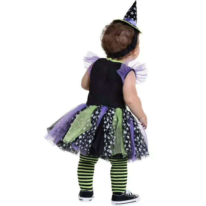 AMSCAN Baby Classic Witch Costume 7 AMSCAN Baby Classic Witch Costume - Image 5