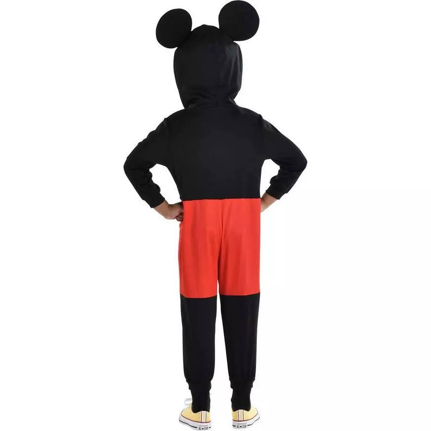 AMSCAN Kids' Classic Mickey Mouse One Piece Zipster Costume - Disney 7 AMSCAN Kids' Classic Mickey Mouse One Piece Zipster Costume - Disney - Image 5