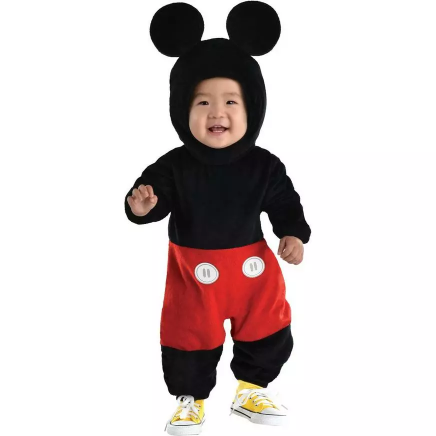 AMSCAN Baby Classic Mickey Mouse Costume - Disney 4 AMSCAN Baby Classic Mickey Mouse Costume - Disney - Image 2