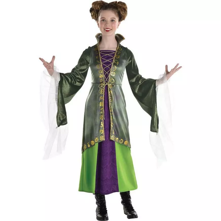 AMSCAN Kids' Winifred Sanderson Costume - Disney Hocus Pocus 3 AMSCAN Kids' Winifred Sanderson Costume - Disney Hocus Pocus