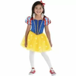 AMSCAN Kids' Light-Up Snow White Costume - Disney Snow White & The Seven Dwarfs