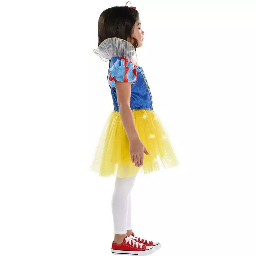 AMSCAN Kids' Light-Up Snow White Costume - Disney Snow White & The Seven Dwarfs 5 AMSCAN Kids' Light-Up Snow White Costume - Disney Snow White & The Seven Dwarfs - Image 3