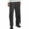 Adult Black & Gray Striped Pirate Pants 2 Adult Black & Gray Striped Pirate Pants -Amscan Shop P942014