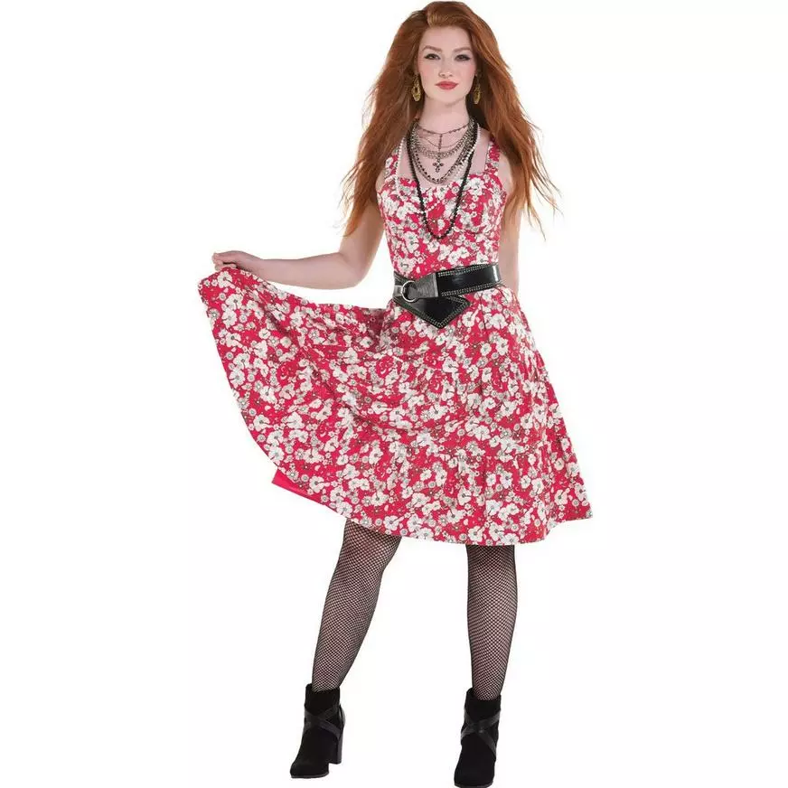 Adult Black Leather Waist Belt - 80s 4 Adult Black Leather Waist Belt - 80s - Image 2