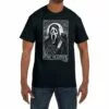 Adult Black Ghost Face The Slasher Tarot Card Cotton T-Shirt - Scream -Amscan Shop P943493