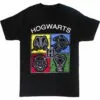 Adult Black Hogwarts Houses Cotton T-Shirt - Harry Potter -Amscan Shop P943498