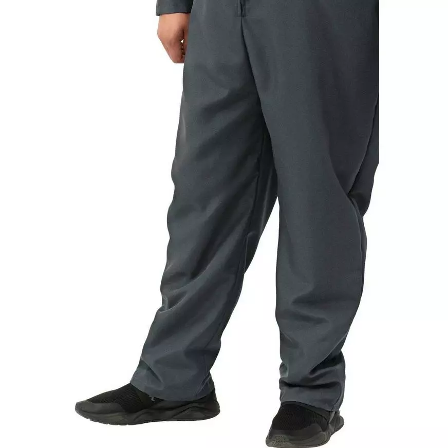 Adult Gray Plus Size Mechanic Coverall Jumpsuit 5 Adult Gray Plus Size Mechanic Coverall Jumpsuit - Image 3