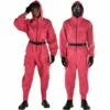 AMSCAN Adult Pink Soldier Guard Costume - Netflix Squid Game